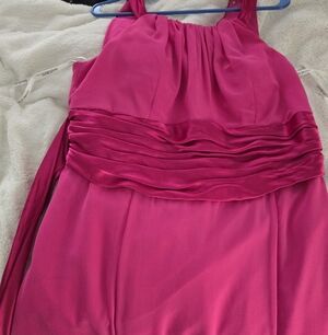 David's Bridal Fuchsia Dress